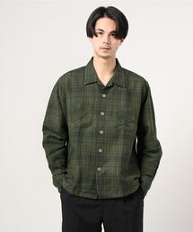 MANASTASH | MANASTASH/マナスタッシュ DOBBY  OPEN COLLAR SHIRT(シャツ/ブラウス)