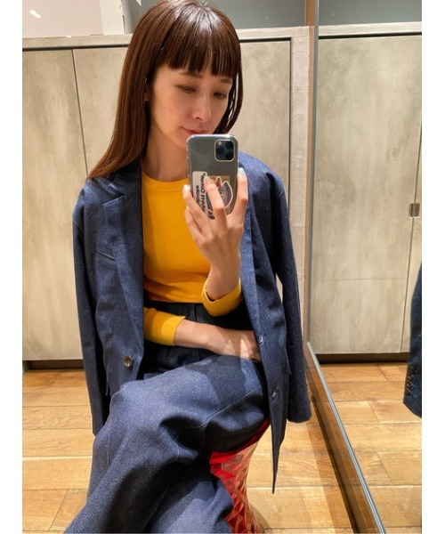 SLY（スライ）の「DENIM CP SLIM STRAIGHT デニム センター