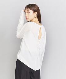 BEAUTY&YOUTH UNITED ARROWS | BY ポリエステルバックシャーリングカットソー(Tシャツ/カットソー)