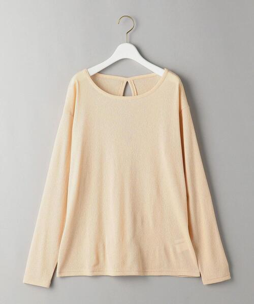 BEAUTY&YOUTH UNITED ARROWS（ビューティーアンドユースユナイテッドアローズ）の「BY ポリエステルバックシャーリングカットソー（Tシャツ/カットソー・レディース・ライトピンク/ブラック/ホワイト・FREE）」の12枚目の写真