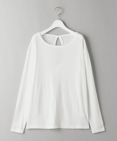 BEAUTY&YOUTH UNITED ARROWS（ビューティーアンドユースユナイテッドアローズ）の「BY ポリエステルバックシャーリングカットソー（Tシャツ/カットソー・レディース・ライトピンク/ブラック/ホワイト・FREE）」の16枚目の写真