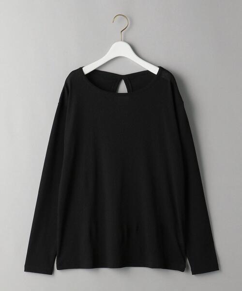 BEAUTY&YOUTH UNITED ARROWS（ビューティーアンドユースユナイテッドアローズ）の「BY ポリエステルバックシャーリングカットソー（Tシャツ/カットソー・レディース・ライトピンク/ブラック/ホワイト・FREE）」の21枚目の写真