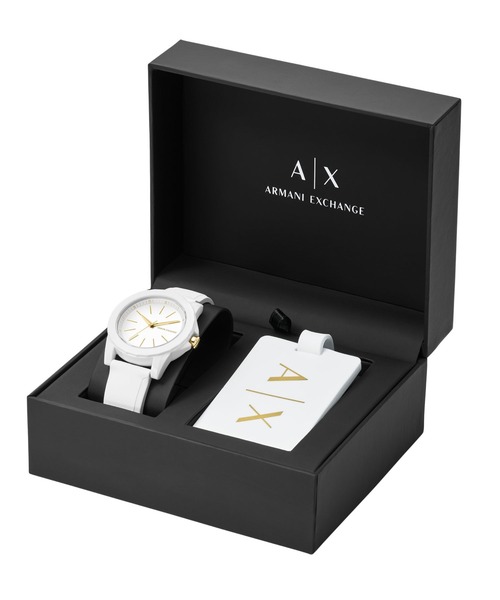 ARMANI EXCHANGE(アルマーニエクスチェンジ)の「アルマーニ・エクスチェンジ 腕時計 レディース アナログ シリコン AX7126(アナログ腕時計・レディース・ホワイト・FREE)」の6枚目の写真
