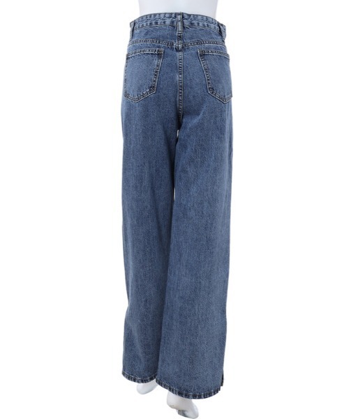 fifth(フィフス)の「サイドスリットストレートデニム(デニムパンツ・レディース・ブルー・SMALL/MEDIUM/LARGE)」の2枚目の写真
