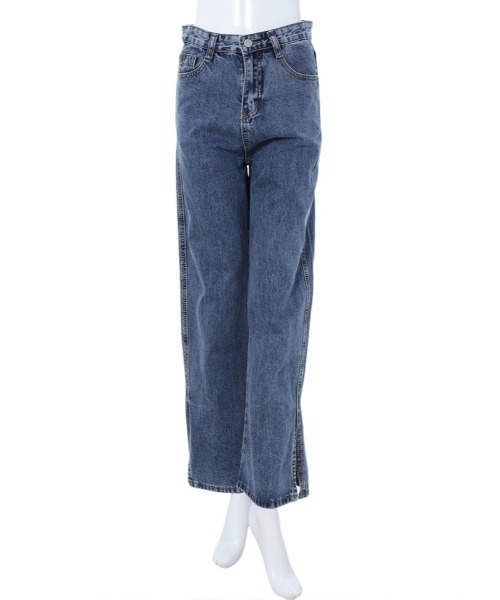 fifth(フィフス)の「サイドスリットストレートデニム(デニムパンツ・レディース・ブルー・SMALL/MEDIUM/LARGE)」の8枚目の写真