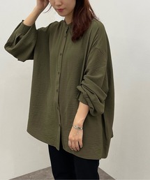 apres jour mignon | 袖ボリュームバンドカラーシャツ【ZOZOTOWN限定アイテム】(シャツ/ブラウス)