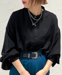 apres jour mignon | 袖ボリュームバンドカラーシャツ【ZOZOTOWN限定アイテム】(シャツ/ブラウス)