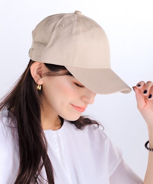 14+（イチヨンプラス）の「無地キャップ シンプル S/M/L/LL/4L（キャップ・レディース・グレー/モカ/ブラック/ベージュ/ピンク/オフホワイト/グレイッシュベージュ/ブラウン系その他/ブラック系その他/ベージュ系その他・FREE/LL/L/S/XXL）」の9枚目の写真