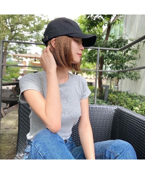 14+（イチヨンプラス）の「無地キャップ シンプル S/M/L/LL/4L（キャップ・レディース・グレー/モカ/ブラック/ベージュ/ピンク/オフホワイト/グレイッシュベージュ/ブラウン系その他/ブラック系その他/ベージュ系その他・FREE/LL/L/S/XXL）」の22枚目の写真