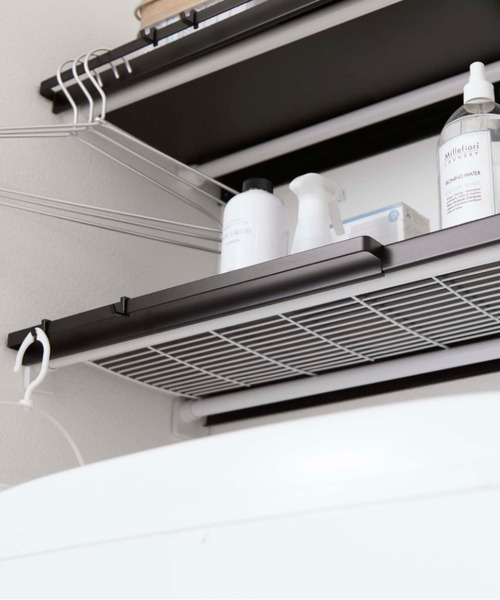 tower（タワー）の「tower（タワー)伸縮 つっぱり棒用棚板  L（収納グッズ・レディース・ホワイト/ブラック・ONESIZE）」の16枚目の写真