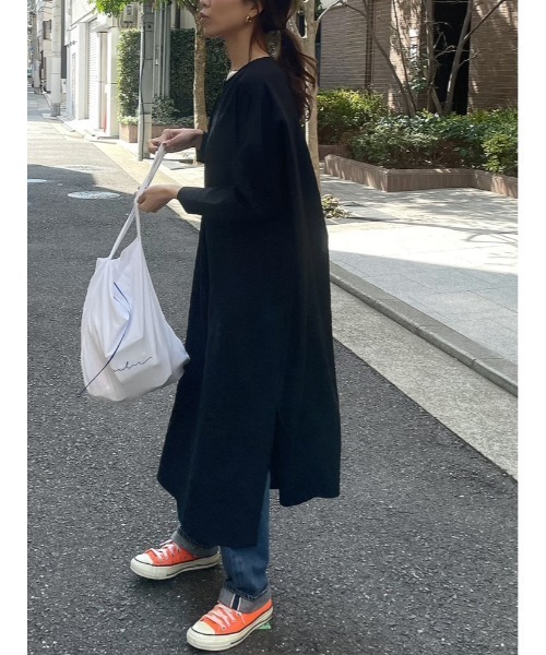 ulu（ウル）の「Skipper design dress（ワンピース・レディース・ブラック/ベージュ・FREE）」の6枚目の写真