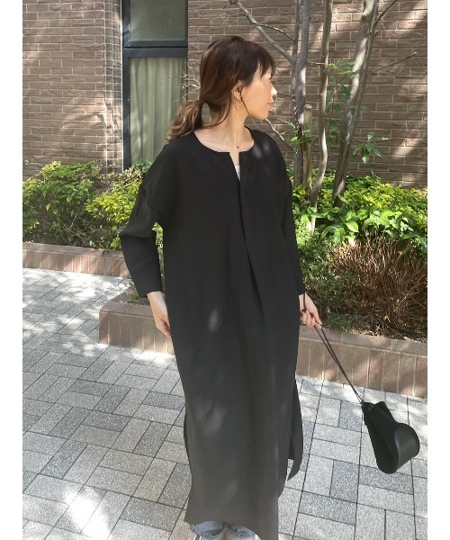 ulu（ウル）の「Skipper design dress（ワンピース・レディース・ブラック/ベージュ・FREE）」の10枚目の写真