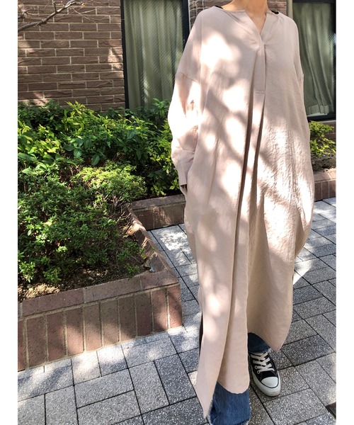 ulu（ウル）の「Skipper design dress（ワンピース・レディース・ブラック/ベージュ・FREE）」の8枚目の写真