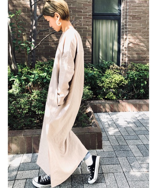 ulu（ウル）の「Skipper design dress（ワンピース・レディース・ブラック/ベージュ・FREE）」の12枚目の写真