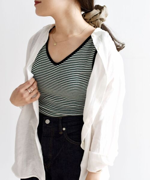 SHIPS（シップス）の「【SHIPS別注】miller:カップVネックタンク