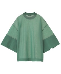 【完売品】CLANE クラネ シースルーラインニットトップス　黒　サイズ2 CLANE クラネ シースルーラインニットトップス 黒 サイズ2