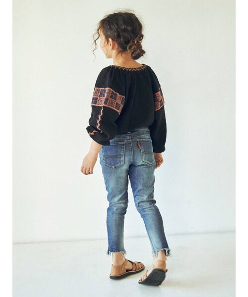 Ungrid（アングリッド）の「Kids エンブロイダリーブラウス（シャツ/ブラウス・キッズ・オフホワイト/ブラック・100/120）」の13枚目の写真