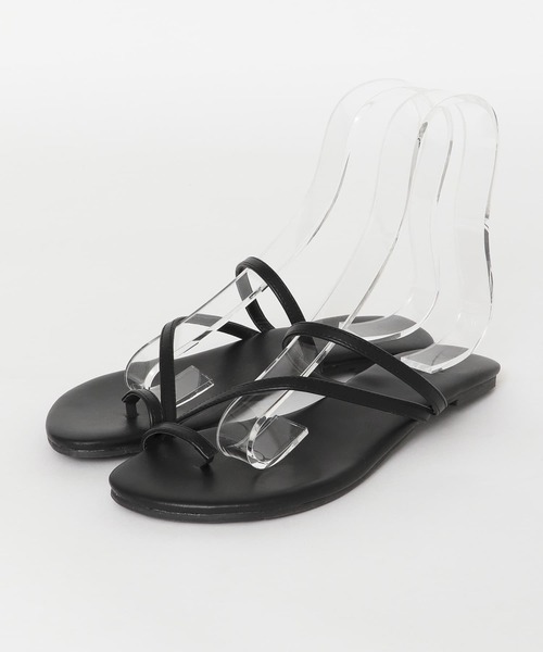 URBAN RESEARCH Sonny Label（アーバンリサーチサニーレーベル）の「トングラインサンダル（サンダル・レディース・グレー系その他/ライトグレー/ブラック・LARGE/SMALL/MEDIUM）」の12枚目の写真