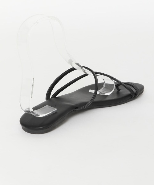 URBAN RESEARCH Sonny Label（アーバンリサーチサニーレーベル）の「トングラインサンダル（サンダル・レディース・グレー系その他/ライトグレー/ブラック・LARGE/SMALL/MEDIUM）」の4枚目の写真