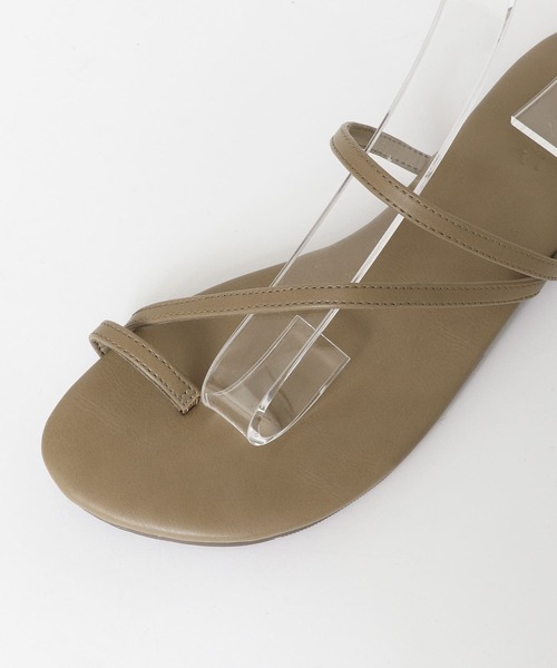 URBAN RESEARCH Sonny Label（アーバンリサーチサニーレーベル）の「トングラインサンダル（サンダル・レディース・グレー系その他/ライトグレー/ブラック・LARGE/SMALL/MEDIUM）」の8枚目の写真
