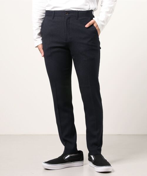 MEN'S MELROSE（メンズメルローズ）の「FLAXASAフレンチツイルパンツ（その他パンツ・メンズ・グレー/ブルー・4/2/5/3）」の2枚目の写真