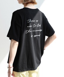 reca | バックレタリングプリントＴシャツ(Tシャツ/カットソー)