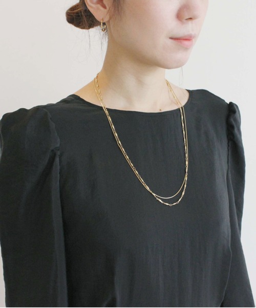 kaene（カエン）の「マスクチェーン・ネックレス（A）（ネックレス・レディース・ゴールド・FREE）」の4枚目の写真