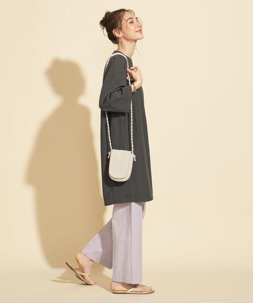 Champion（チャンピオン）の「【別注】＜Champion（チャンピオン）＞リバースウィーブワンピース 21SS（ワンピース・レディース・ホワイト/ダークグレー/モカ・M）」の7枚目の写真