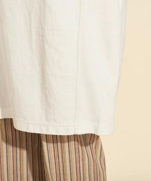 Champion（チャンピオン）の「【別注】＜Champion（チャンピオン）＞リバースウィーブワンピース 21SS（ワンピース・レディース・ホワイト/ダークグレー/モカ・M）」の22枚目の写真