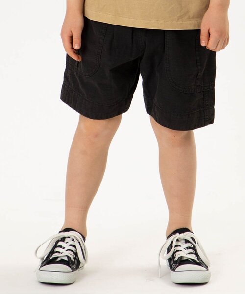 F.O.U（エフオーユー）の「ファティーグショーツ 5分丈（その他パンツ・キッズ・カーキ/ブラック/ベージュ・110/130/120/140/100）」の2枚目の写真