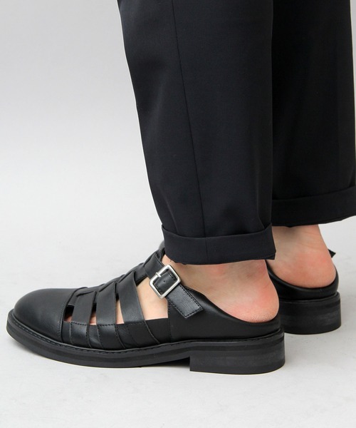 glabella（グラベラ）の「glabella / グラベラ / フェイクレザー グルカサンダル（サンダル・メンズ・ブラック・S/M/L）」の13枚目の写真