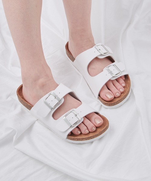 COLONY 2139(コロニートゥーワンスリーナイン)の「【WOMEN'S】ダブルベルトサンダル(サンダル・レディース・ホワイト/ブラック/シルバー・MEDIUM/LARGE)」の17枚目の写真