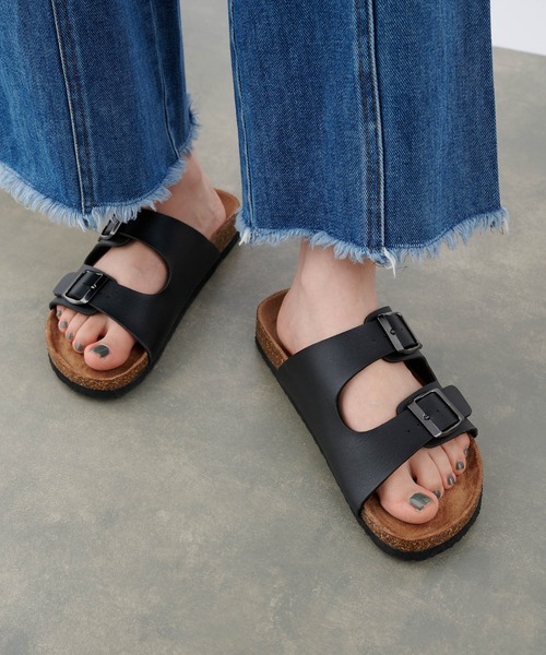 COLONY 2139(コロニートゥーワンスリーナイン)の「【WOMEN'S】ダブルベルトサンダル(サンダル・レディース・ホワイト/ブラック/シルバー・MEDIUM/LARGE)」の15枚目の写真