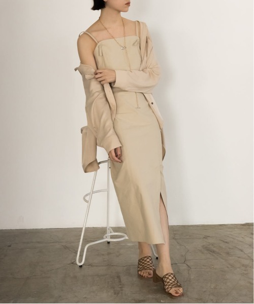 ワンピース ドレス ワンピースコットンキャミワンピース ワンピース Randa ランダ のファッション