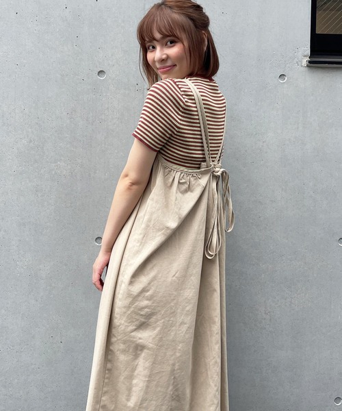 frunco(フランコ)の「リネンライクキャミワンピ(ワンピース・レディース・ベージュ/イエロー/オレンジ/アイボリー・FREE)」の19枚目の写真