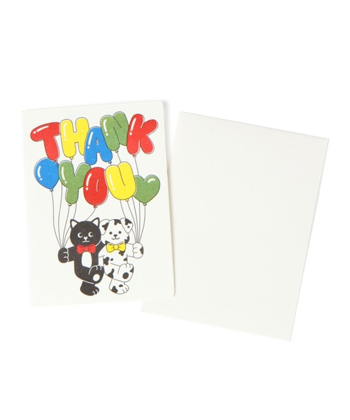 WIGGLE WIGGLE（ウィグルウィグル）の「WIGGLE WIGGLE／ポストカード Thank you 2950348（ステーショナリー・レディース・その他4・0）」の2枚目の写真