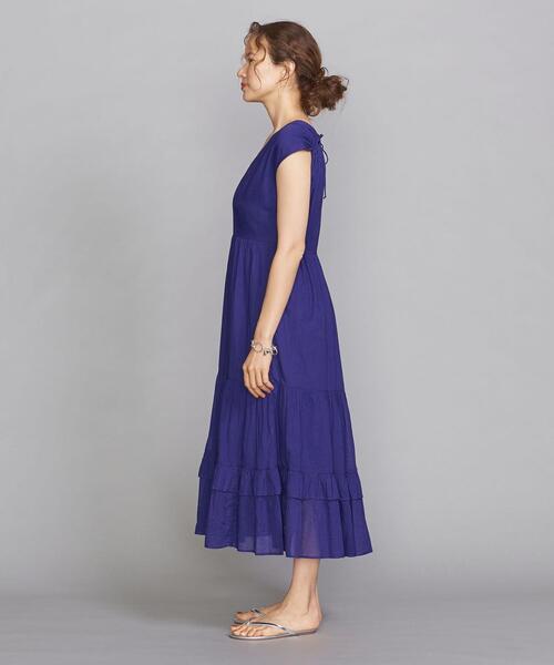 NE QUITTEZ PAS!（ヌキテパ）の「＜ne Quittez pas＞バックリボンドレス（ワンピース・レディース・ダークグレー/ロイヤルブルー・FREE）」の8枚目の写真