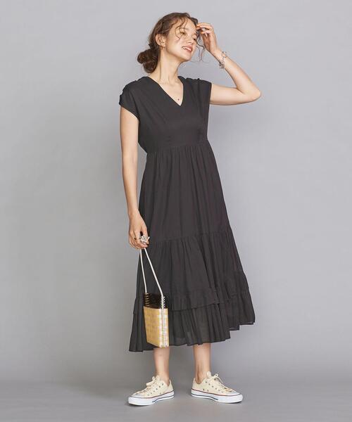 NE QUITTEZ PAS!（ヌキテパ）の「＜ne Quittez pas＞バックリボンドレス（ワンピース・レディース・ダークグレー/ロイヤルブルー・FREE）」の3枚目の写真