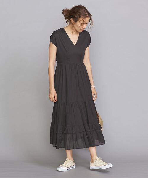 NE QUITTEZ PAS!（ヌキテパ）の「＜ne Quittez pas＞バックリボンドレス（ワンピース・レディース・ダークグレー/ロイヤルブルー・FREE）」の10枚目の写真