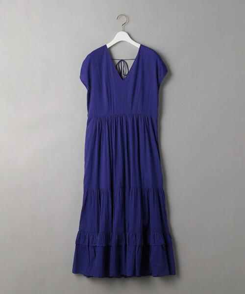 NE QUITTEZ PAS!（ヌキテパ）の「＜ne Quittez pas＞バックリボンドレス（ワンピース・レディース・ダークグレー/ロイヤルブルー・FREE）」の6枚目の写真