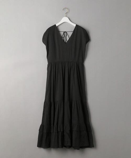 NE QUITTEZ PAS!（ヌキテパ）の「＜ne Quittez pas＞バックリボンドレス（ワンピース・レディース・ダークグレー/ロイヤルブルー・FREE）」の4枚目の写真