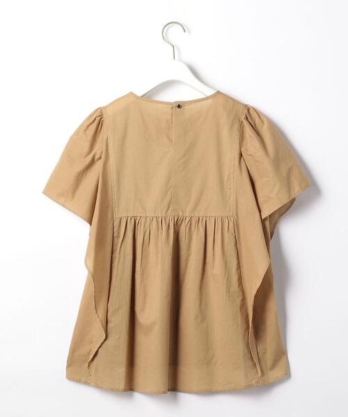 THE STATION STORE（ザ ステーション ストア）の「＜closet story（クローゼットストーリー）＞Cボイルローン フレアスリーブ ブラウス -手洗い可能-（シャツ/ブラウス・レディース・ホワイト/ベージュ/ブラック・FREE）」の14枚目の写真