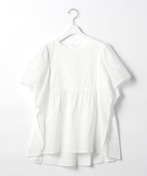 THE STATION STORE（ザ ステーション ストア）の「＜closet story（クローゼットストーリー）＞Cボイルローン フレアスリーブ ブラウス -手洗い可能-（シャツ/ブラウス・レディース・ホワイト/ベージュ/ブラック・FREE）」の19枚目の写真