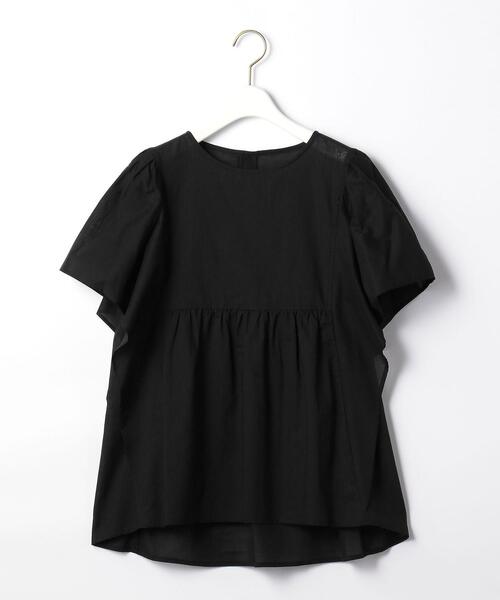 THE STATION STORE（ザ ステーション ストア）の「＜closet story（クローゼットストーリー）＞Cボイルローン フレアスリーブ ブラウス -手洗い可能-（シャツ/ブラウス・レディース・ホワイト/ベージュ/ブラック・FREE）」の21枚目の写真