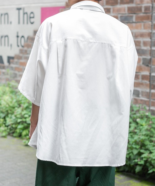 PairPair（ペアペア）の「ワッペン付きプルオーバーシャツ（ユニセックス）（シャツ/ブラウス・レディース・オフホワイト/グリーン系その他/ブルー系その他/ピンク系その他・MEDIUM/LARGE）」の14枚目の写真