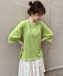 Kastane | カラバリステッチスラブT(Tシャツ/カットソー)