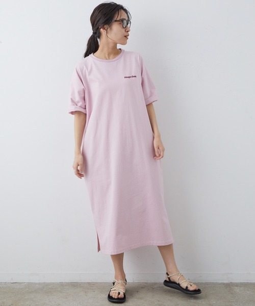 SALON adam et rope'（サロン アダム エ ロペ）の「[完売カラー追加生産決定！]【Haagen-Dazs for SALON】Tシャツワンピース（ワンピース・レディース・オフホワイト/カーキ/ピンク・FREE）」の10枚目の写真