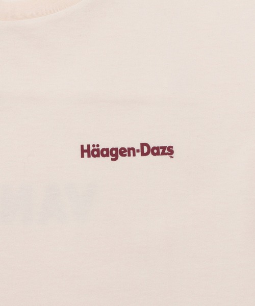 SALON adam et rope'（サロン アダム エ ロペ）の「[完売カラー追加生産決定！]【Haagen-Dazs for SALON】Tシャツワンピース（ワンピース・レディース・オフホワイト/カーキ/ピンク・FREE）」の5枚目の写真