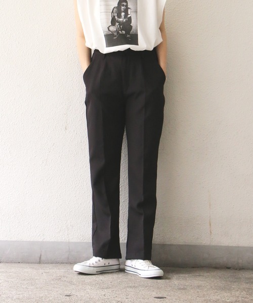 notch.（ノッチ）の「スラックスパンツ（スラックス・レディース・ブラック/レッド/グリーン/ダークオリーブ・M/TM）」の2枚目の写真