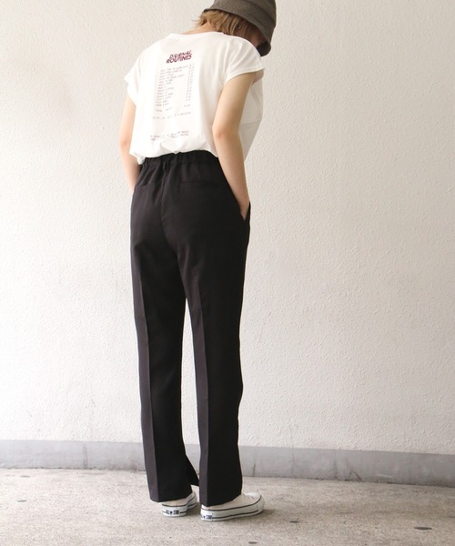 notch.（ノッチ）の「スラックスパンツ（スラックス・レディース・ブラック/レッド/グリーン/ダークオリーブ・M/TM）」の7枚目の写真